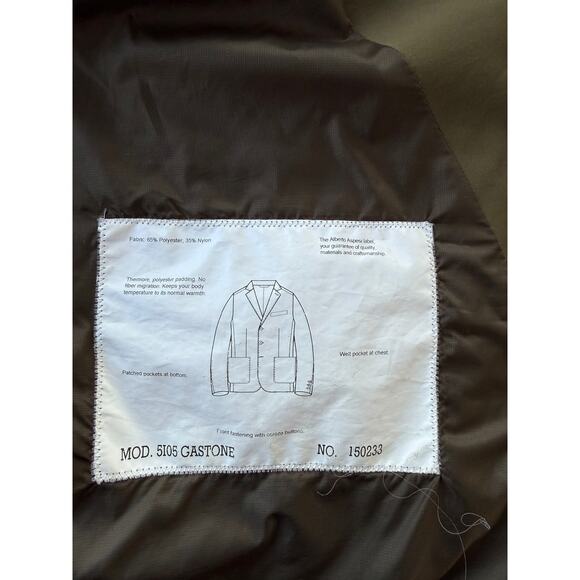 Aspesi insulated sportcoat– Men’s M. Purchased in Florence, Italy at Aspesi - Picture 4 of 6